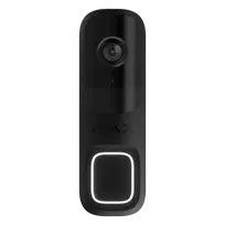 Ajax DoorBell išmanusis durų skambutis su PIR sensoriumi ir AI, juodas