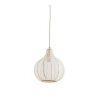 Kabantis šviestuvas smėlio spalvos ø 29 cm su tekstiliniu gaubtu Elati – Light & Living