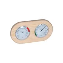 Medinis pirties termometras ir higrometras Powermax PVT029, pušis