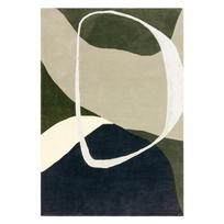 Rankų darbo iš vilnos kilimas žalios spalvos 160x230 cm Matrix – Asiatic Carpets