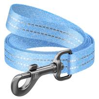 WAUDOG Re-cotton pavadėlis iš perdirbtos medvilnės, su atšvaitais, Plotis 20 mm, ilgis 200 cm