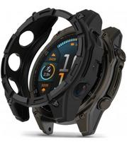Juodas dėklas Garmin Fenix 8 (47 mm) laikrodžiui "Tech-Protect Defense Air"
