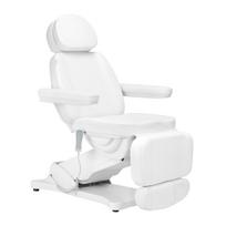 Elektrinė kosmetologinė kėdė SILLON CLASSIC su šildymu – 3 variklių, balta