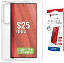 E.V.I. DISPLEX tikras stiklas + dėklas „Samsung Galaxy S25 Ultra“