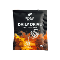 RBR lašelinis kavos maišelis Daily Drive, malta kava, 14 g