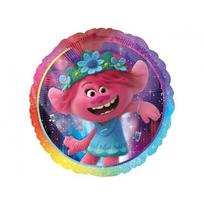 Folinis balionas su trolyte Popyte tema "Trolls World Tour" (46cm)