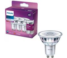 KOMPLEKTAS 3x LED elektros lemputė Philips PAR16 GU10/3,5W/230V 4000K