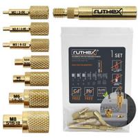 Ruthex 7x priedas lituokliui ir adapteriai įlydomoms įvorėm M2 / M2.5 / M3 / M4 / M5 / M6 / M8