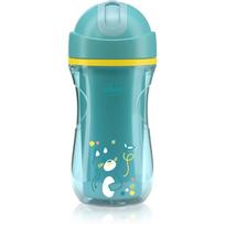 Chicco Sport Cup 14m+ puodelis su šiaudeliu Teal 266 ml