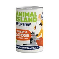 Animal Island konservai katėms su kalakutiena ir žąsiena, 400 g