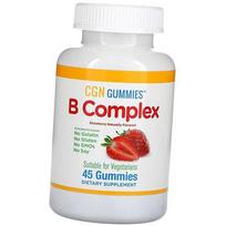 B grupės vitaminai suaugusiems ir vaikams, B Complex guminukai, California Gold Nutrition  45tab Natūralus braškių skonis (36427021) 45tab Natural strawberry