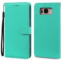 S8/S8 Plus dėklas Samsung Galaxy S8 dėklui G950F odinis piniginės tipo atverčiamas dėklas Samsung Galaxy S8 Plus G955F telefonui dėklas Fundas For Samsung S8 dangaus mėlyna spalva