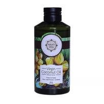 Šalto spaudimo kokosų aliejus: kūnui ir plaukams (200 ml), Pirmojo spaudimo kokosų aliejus, Nature's Veda 200ml