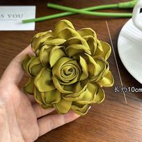 Elegantiškas Korėjietiško Stiliaus Didelio Dydžio Audinio Kamelijos Gėlės Sagė Moterims Merginoms Madinga Klasikinė Sagtė-Smeigtukas Party Vestuvių Boutonniere Dovana