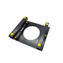 3,5 colio kietojo disko amortizatoriaus laikiklis kompiuterio korpusui, 3,5 colio HDD į 5,25 colio DVD ROM vietą montavimo adapteris su varžtu black