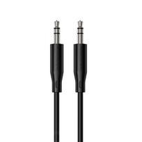 Borofone AUX laidas BL26 Standard – 3,5 mm kištukas į 3,5 mm kištuką – 1 m, juodos spalvos
