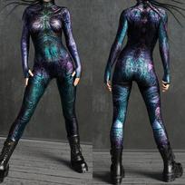 3D Skaitmeninė Spauda Sceniniai Kostiumai Suaugusiems Helovino Renginiai Karnavalo Teminis Vakarėlis Cosplay Apranga Vaidinimo Žaidimas Kombinezonas Adults S