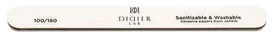 DIDIER LAB Straight Speedy White 100/180 nagų dildė, 1 vnt.