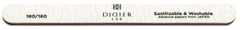 DIDIER LAB Straight Speedy White 180/180 nagų dildė, 1 vnt.