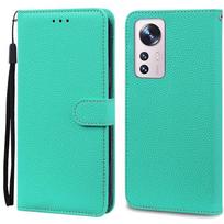 Mi 12 Lite dėklas Xiaomi 12 Lite / Mi 12S Pro piniginė odinis atverčiamas dėklas Xiaomi 12X 12 Pro Mi12 12Lite viršelis Coque Fundas Xiaomi Mi 12 Lite dangaus mėlyna spalva