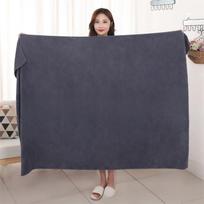 Itin didelis mikropluošto rankšluostis 100X200cm Minkštas super sugeriantis žemėlapis Greitai džiūstantys rankšluosčiai Naudoti namuose 70x140 cm pilka