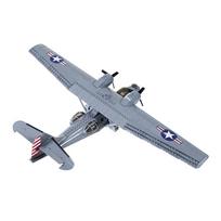 WG5007 Vandens lėktuvas Orlaivio konstravimo kaladėlės/Antrojo pasaulinio karo kariniai PBY Catalina naikintuvų rinkiniai/Lėktuvo modelio kaladėlės Vaikams žaislai dovanos