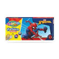 Plastilinas Spiderman, 12 spalvų