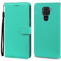 Dėklas Redmi Note 9, minkštas TPU odinis piniginės telefono dėklas Xiaomi Redmi Note 9 Note9, atverčiamas dėklas Redmi Note 9 viršelis For Redmi Note 9 dangaus mėlyna spalva