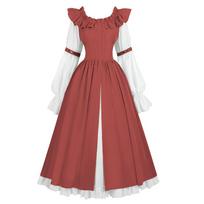 Nauja moteriška tradicinė vokiečių merginos Oktoberfest Dirndl karnavalinė suknelė tarnaitės kostiumas XXL raudona