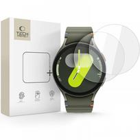 Ekrano apsauga "Tech-Protect Glass Fit+" (2-vnt.) laikrodžiui Samsung Galaxy Watch 4 / 5 / 6 / 7 (44 MM)