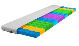 Čiužinys 160x200 putų Topper Venerdi Black 7 cm su masažo efektu, patogus H3