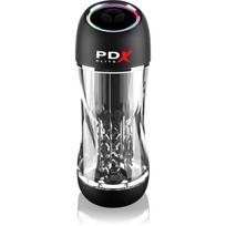 Pipedream PDX Elite ViewTube Pro See-Thru Vibrating Stroker masturbatorius vibracinis 23 cm