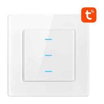 Avatto Wifi 3 kanalų sensorinis jungiklis, baltas TUYA