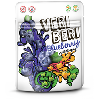 Mėlyninės vaisių juostelės VERI BERI,50g
