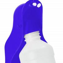 Vandens butelis šunims ir katėms Springos PA0295, su girdykla, 250 ml, tamsiai mėlynas