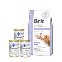 Brit GF veterinary diets dog Gastrointestinal 12 kg + ENZO VET Žarnyno dieta šunims su ėriena 3x400g