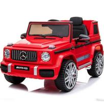 Vienvietis vaikiškas elektromobilis Mercedes G63 AMG 4x4, raudonas