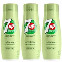 3x SodaStream 7UP Free Zero cukraus sirupas