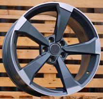 Ratlankis RACINGLINE XE351 R17x7.5 5x112 ET 45 CB 66.5 (Grey Polished) (700 kg)