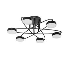 LED Ant pagrindo montuojamas sietynas 6xLED/7W/230V 3000-6000K diametras 60 cm juoda