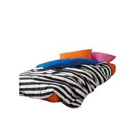 Juodos ir baltos spalvos iš ranforce medvilnės dvigulė/itin ilga patalynė su paklode/4 dalių 200x220 cm Dusk – Mijolnir
