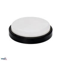 Lubinis šviestuvas, apvalus, juodas, 18 W, 4000 K, 1750lm, IP54, DIM, Bemko, C45-KAN2-18-BLR-4K-MS