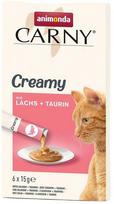 ANIMONDA Carny lašiša su taurinu - kačių skanėstai - 6 x 15 g