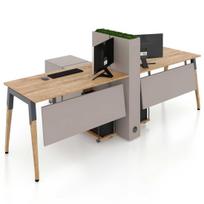 Dvivietis biuro stalas Nature 35-3
