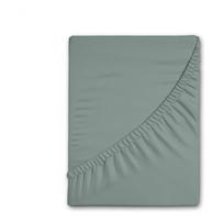 Iš flanelės paklodė žalios spalvos su guma 90x200 cm – Good Morning