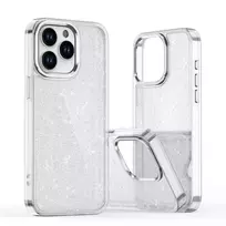 Glitter dėklas skirtas Samsung Galaxy S25 Edge – skaidrus