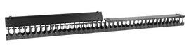 Lanview Cable management panel  vertical 42U black for 19""