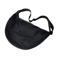 Single Ball Bag Crossbody Basketball Carrier Bag Waterproof Zippered Gym Shoulder Bag with Mesh Pocket Adjustable Strap for Carrying Soccer Volleyball juoda