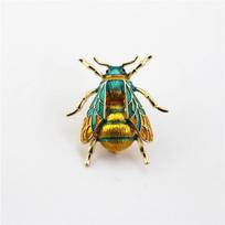 Enamel Bumblebee Brooches Women Alloy Yellow Bee Insect Brooch holiday Gift Broche Banquet Pins