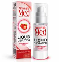 Amoreane MED Liquid Vibrator braškinis stimuliuojantis gelis 30ml